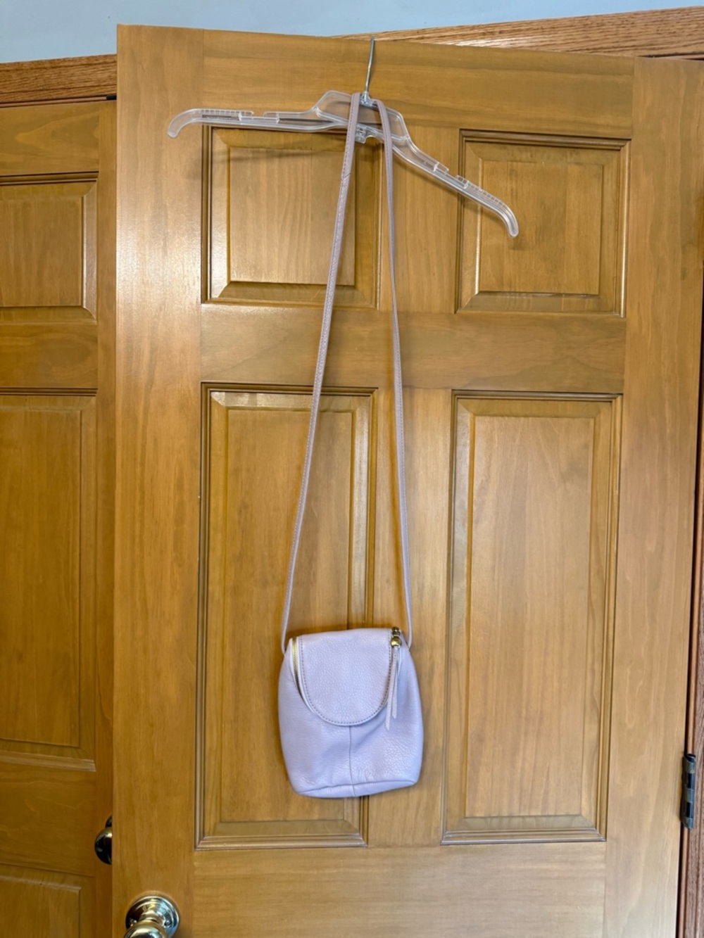 HOBO mauve Pebbled Leather Crossbody Bag New w/out tags